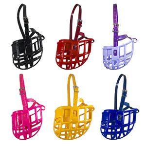 Multiple Color Dog Muzzle For Biting Basket Muzzle For Dogs Birdwell Sm